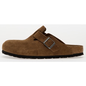 birkenstock boston soft footbed suede