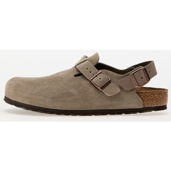 birkenstock tokio ii suede leather taupe