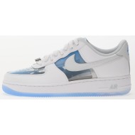 nike air force 1 retro white/ pure platinum-university blue