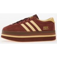  adidas gazelle stack w fox brown/ orange tint/ gum
