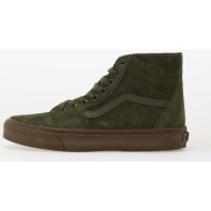  vans sk8-hi tapered hairy suede olive/ gum