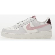  nike w air force 1 `07 summit white/ plum chalk-vast grey