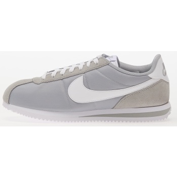 nike cortez textile flt silver/ white σε προσφορά