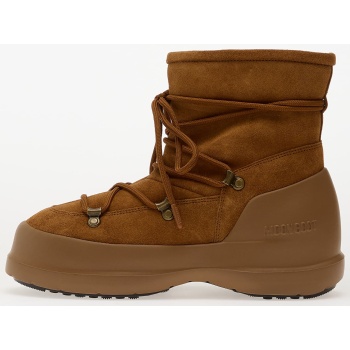 moon boot luna boot suede cognac σε προσφορά