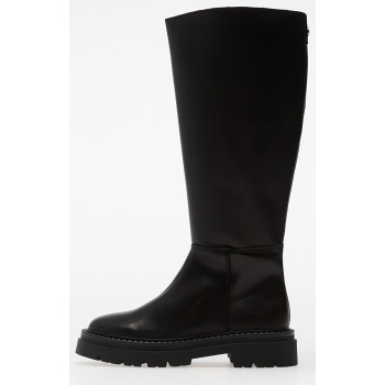 steve madden kaja-w black leather σε προσφορά