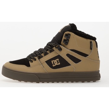 dc pure high top wc wnt beige σε προσφορά
