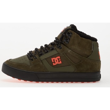 dc pure high top wc wnt olive σε προσφορά