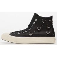  converse chuck 70 hi black/ silver/ egret