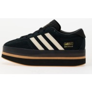  adidas gazelle stack w core black/ cream white/ gum 3