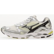  mizuno wave rider 10 (u) snow white/ black/ sylvan green