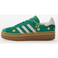  adidas gazelle bold bold green/ off white/ eqt yellow