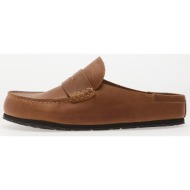  birkenstock naples wrapped oiled leather unisex cognac