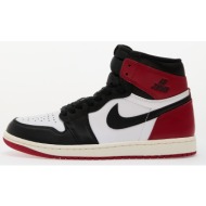  air jordan 1 retro high og `black toe` white/ black-varsity red-sail