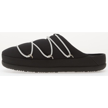 moon boot soft slipper black