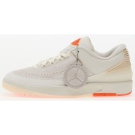  air jordan 2 retro low sp white/ sail-light bone-bright mandarin