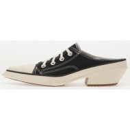  converse chuck 70 de luxe pointed mule black/ egret/ white