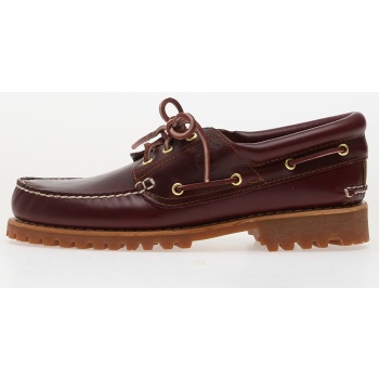 timberland authentic boat shoe burgundy σε προσφορά