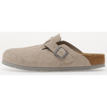 birkenstock boston soft footbed suede