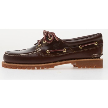 timberland authentic boat shoe brown