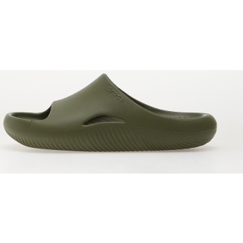 crocs mellow recovery slide army green
