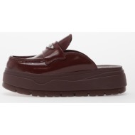  air jordan w mule dark team red/ metallic silver