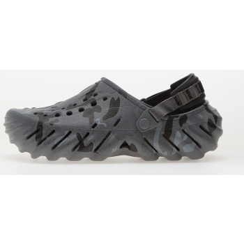 crocs echo duck camo clog charcoal/black
