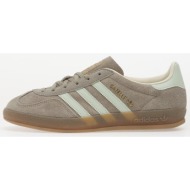  adidas gazelle indoor w silver pebble/ linen green/ gum5