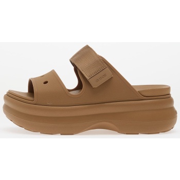 crocs soho two strap sandal sepia