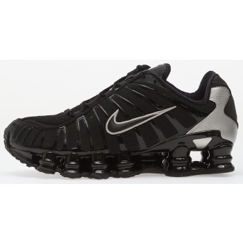 nike shox tl black/ metallic silver