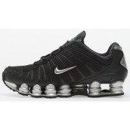  nike shox tl off noir/ metallic silver-black