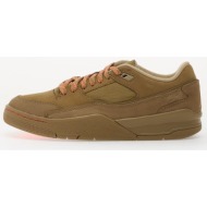  jordan flight court se brown kelp/ khaki-wild mango
