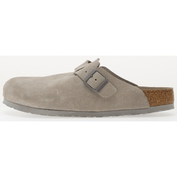 birkenstock boston soft footbed suede
