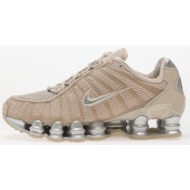  nike shox tl cream ii/ metallic silver-black