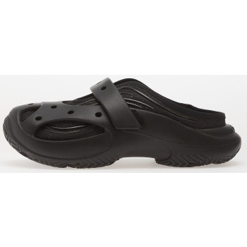 crocs caged mule black
