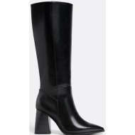  stradivarius ψηλές μπότες με τακούνι μαύρο 39