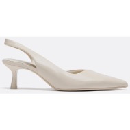  stradivarius βασικές γόβες με τακούνι εκρού 41