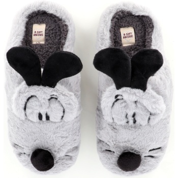 9532 γυναικεια παντοφλα, γκρι σε προσφορά