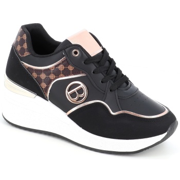 20110 γυναικειο υποδημα sneaker, μαυρο