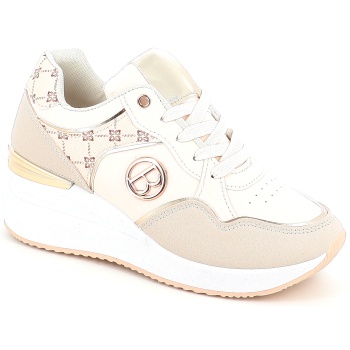 20110 γυναικειο υποδημα sneaker, μπεζ