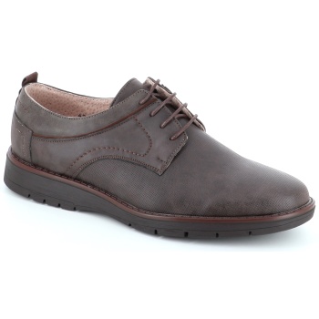 424-4 ανδρικο υποδημα casual, καφε σε προσφορά