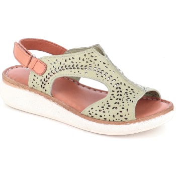 784 γυναικειο υποδημα δερματινο, πρασινο σε προσφορά