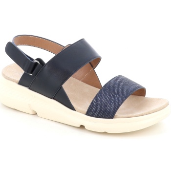 2102-83 γυναικειο υποδημα πεδιλο, μπλε σε προσφορά