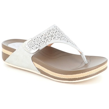 6329-29 γυναικειο υποδημα διχαλο, ασημι σε προσφορά