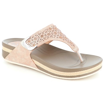 6329-29 γυναικειο υποδημα διχαλο, χρυσο σε προσφορά