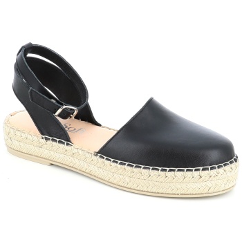 20010 δερματινο γυναικειο πεδιλο, μαυρο σε προσφορά