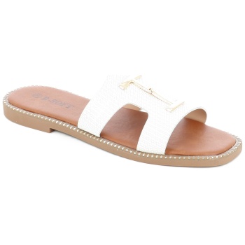 4262 γυναικειο υποδημα flat, ασπρο σε προσφορά