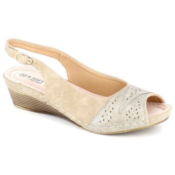 17507-18 γυν.υποδημα, μπεζ σε προσφορά