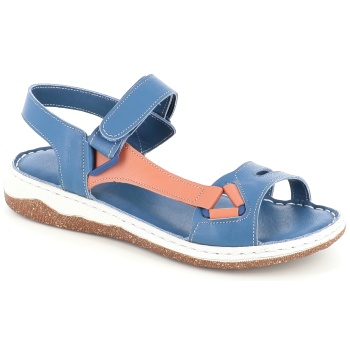 975 γυναικειο υποδημα δερματινο, μπλε σε προσφορά