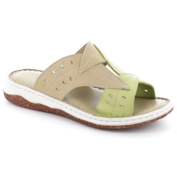 977 γυναικειο υποδημα δερματινο, πρασινο σε προσφορά