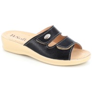  2030 γυναικειο υποδημα παντοφλες εξοδου, μαυρο